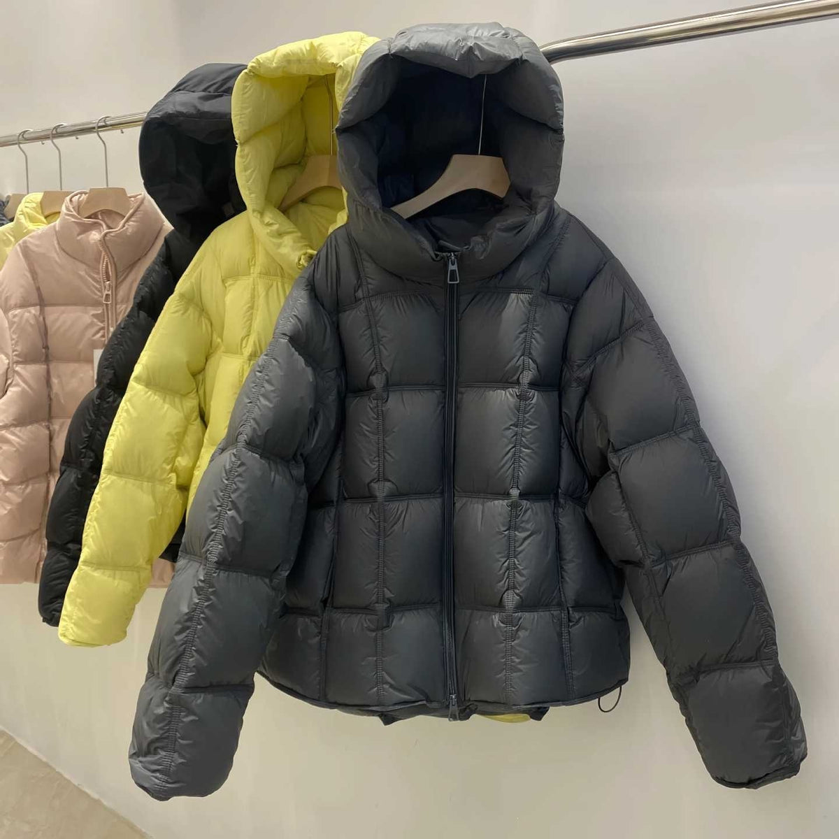 Women's Oversized Padded Puffer Jacket with Hood, Thick Winter Coat