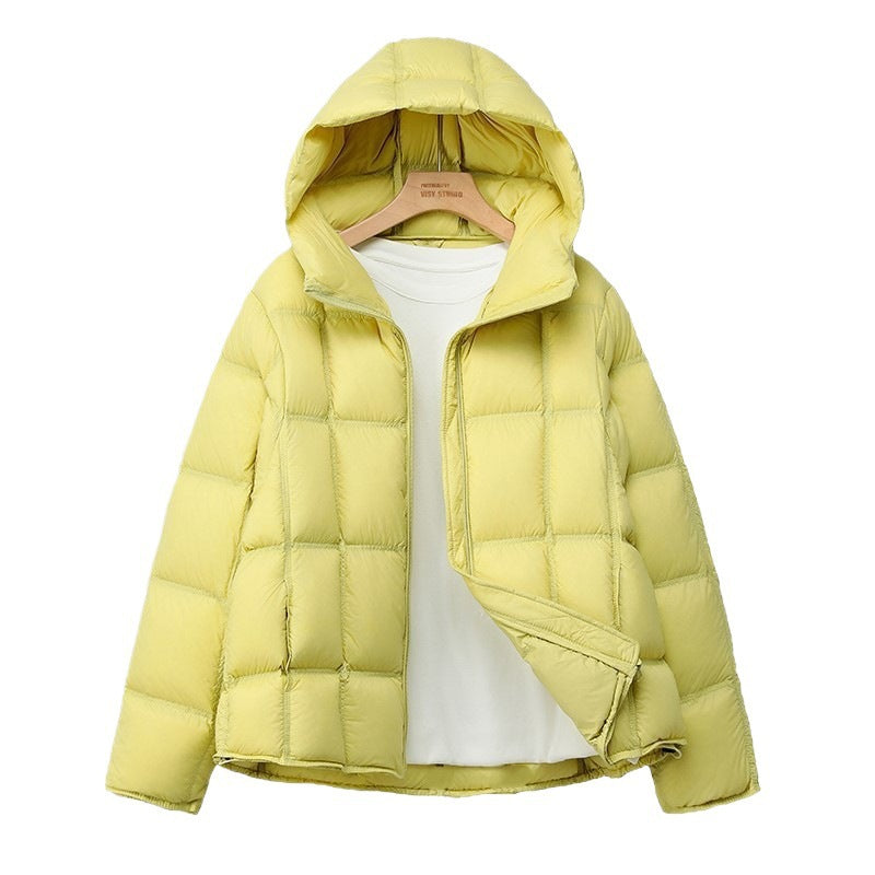 Women's Oversized Padded Puffer Jacket with Hood, Thick Winter Coat