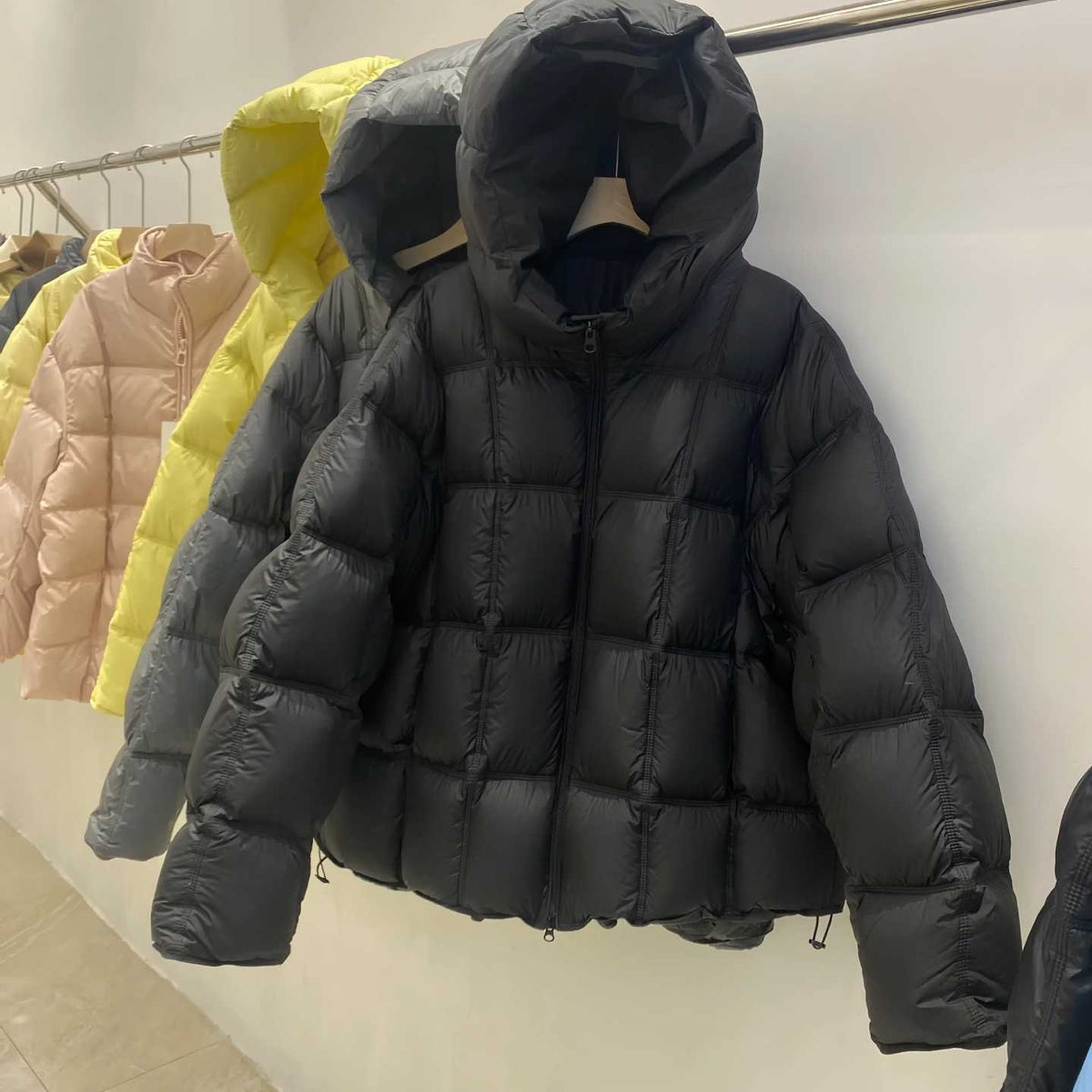 Women's Oversized Padded Puffer Jacket with Hood, Thick Winter Coat